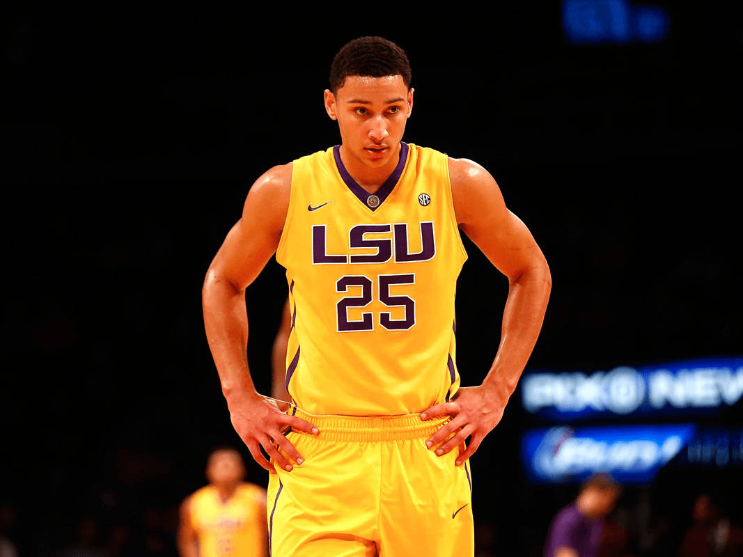 Ben Simmons Yellow Jersey Background
