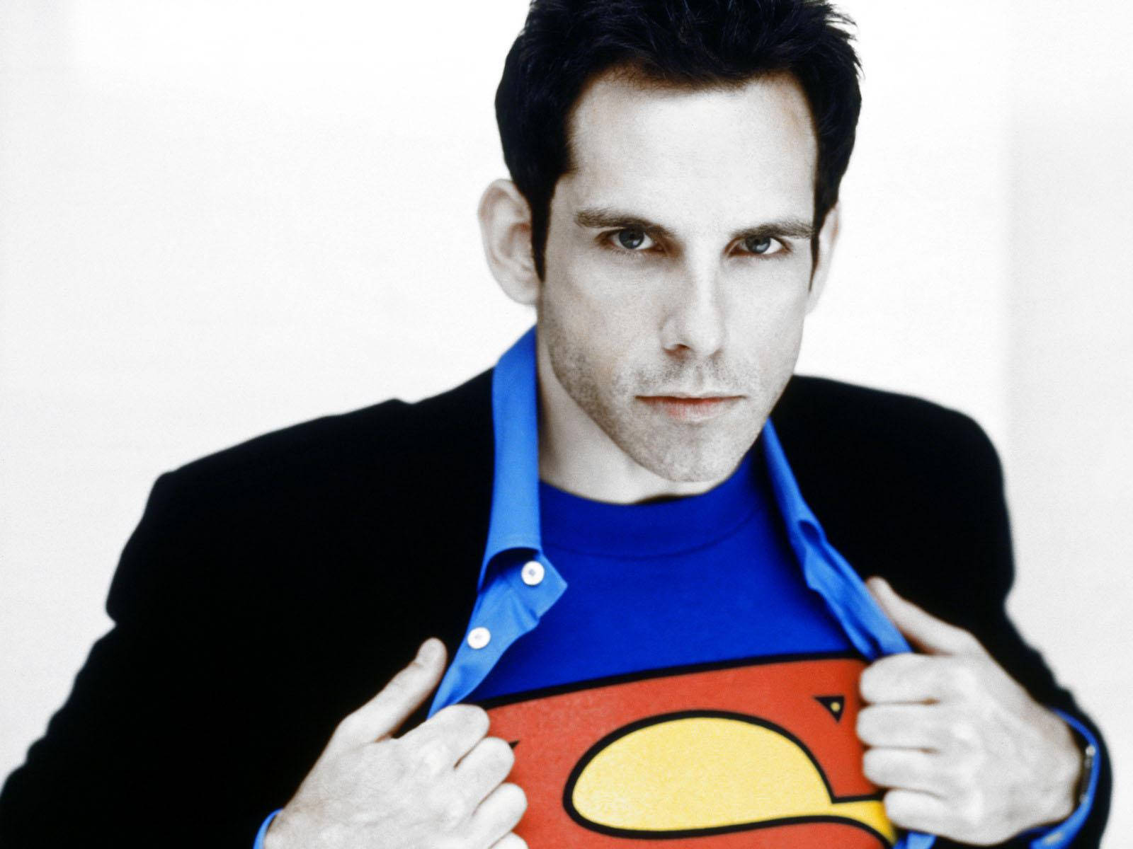 Ben Stiller Superman Shirt Background