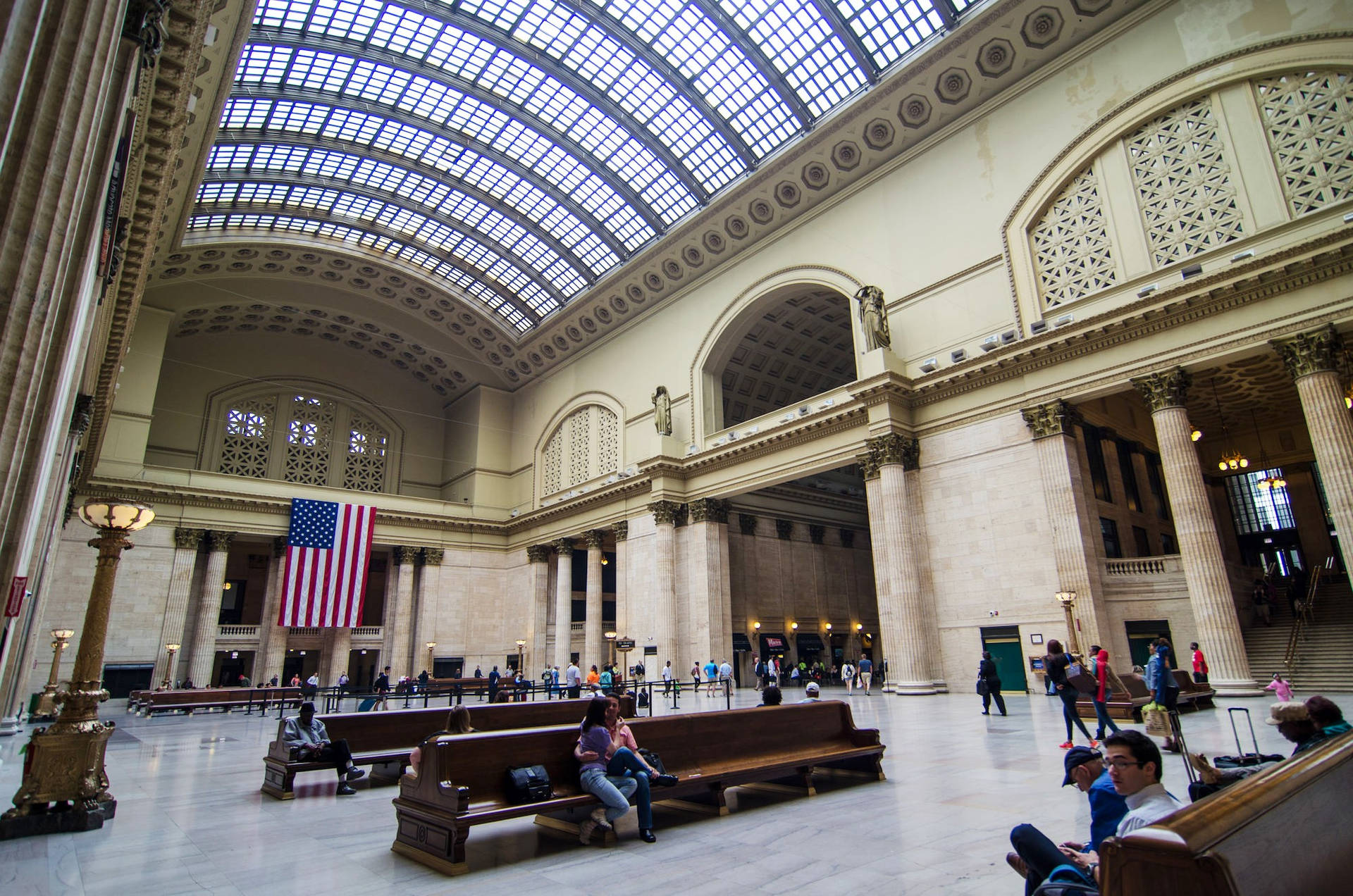 Benches In Union Station