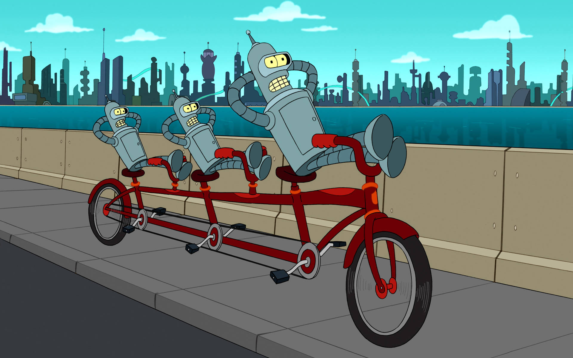 Bender Futurama Series Background