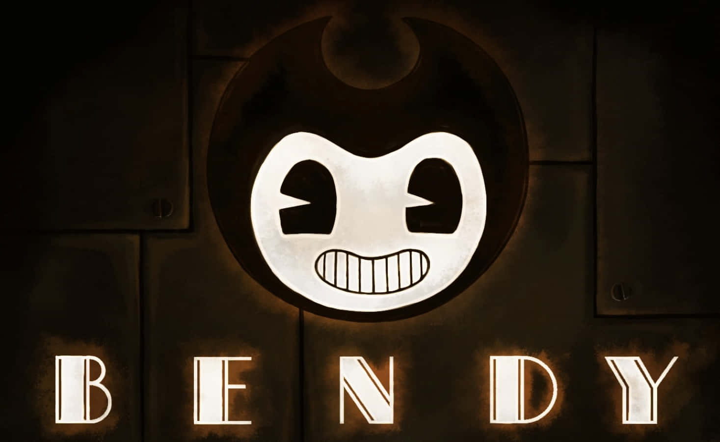Bendy In A Dark, Mysterious World Background