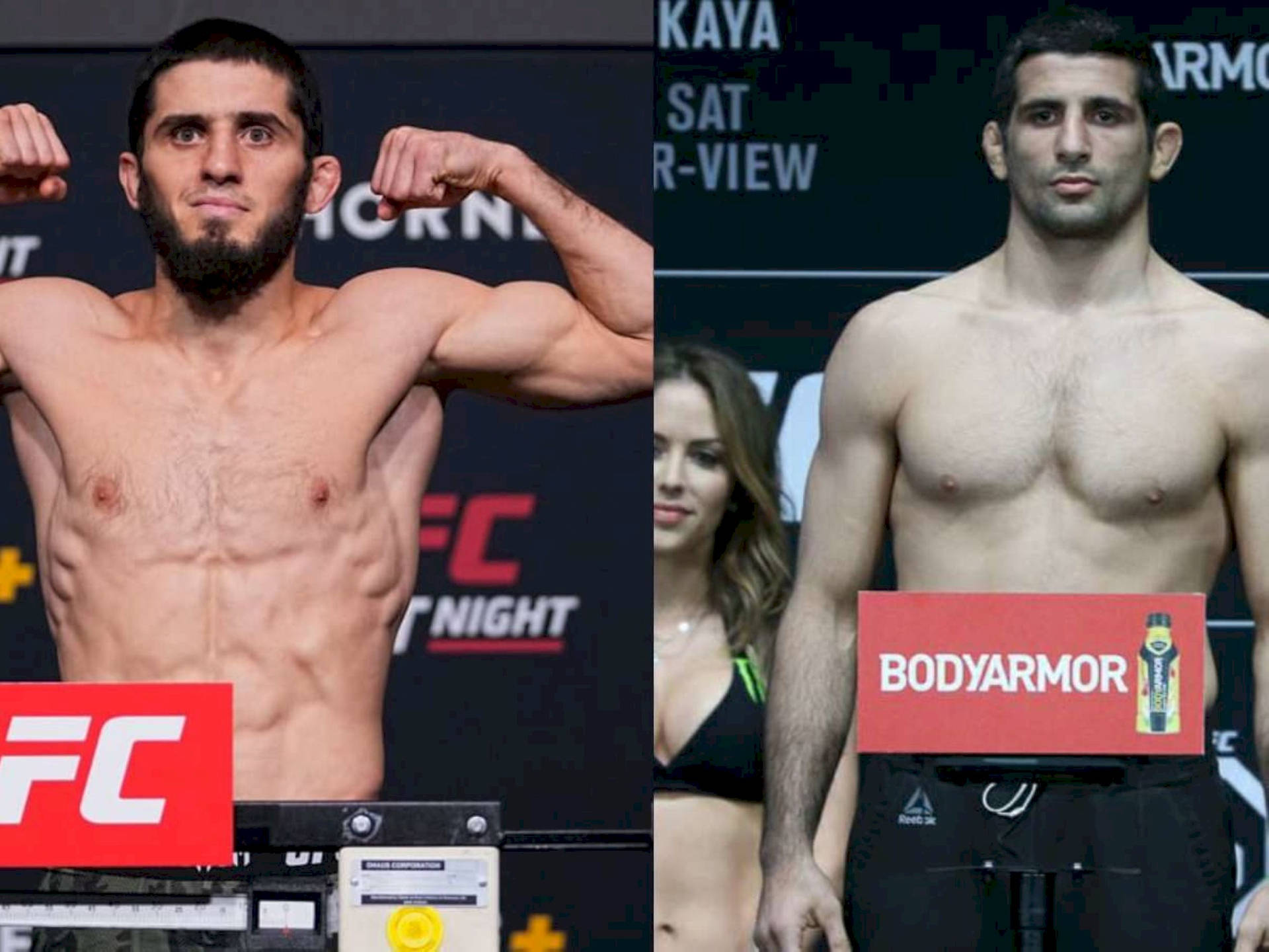 Beneil Dariush And Islam Makhachev Shirtless Background