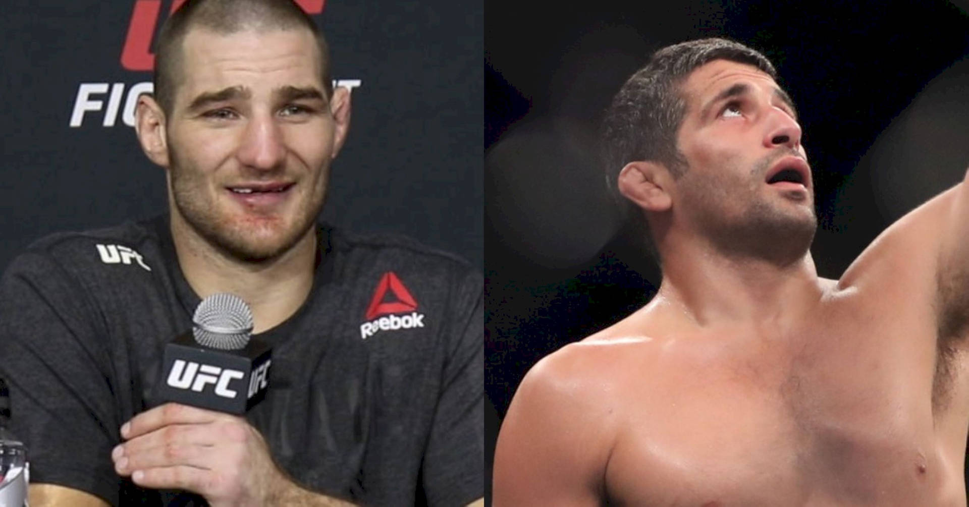 Beneil Dariush And Sean Strickland Background