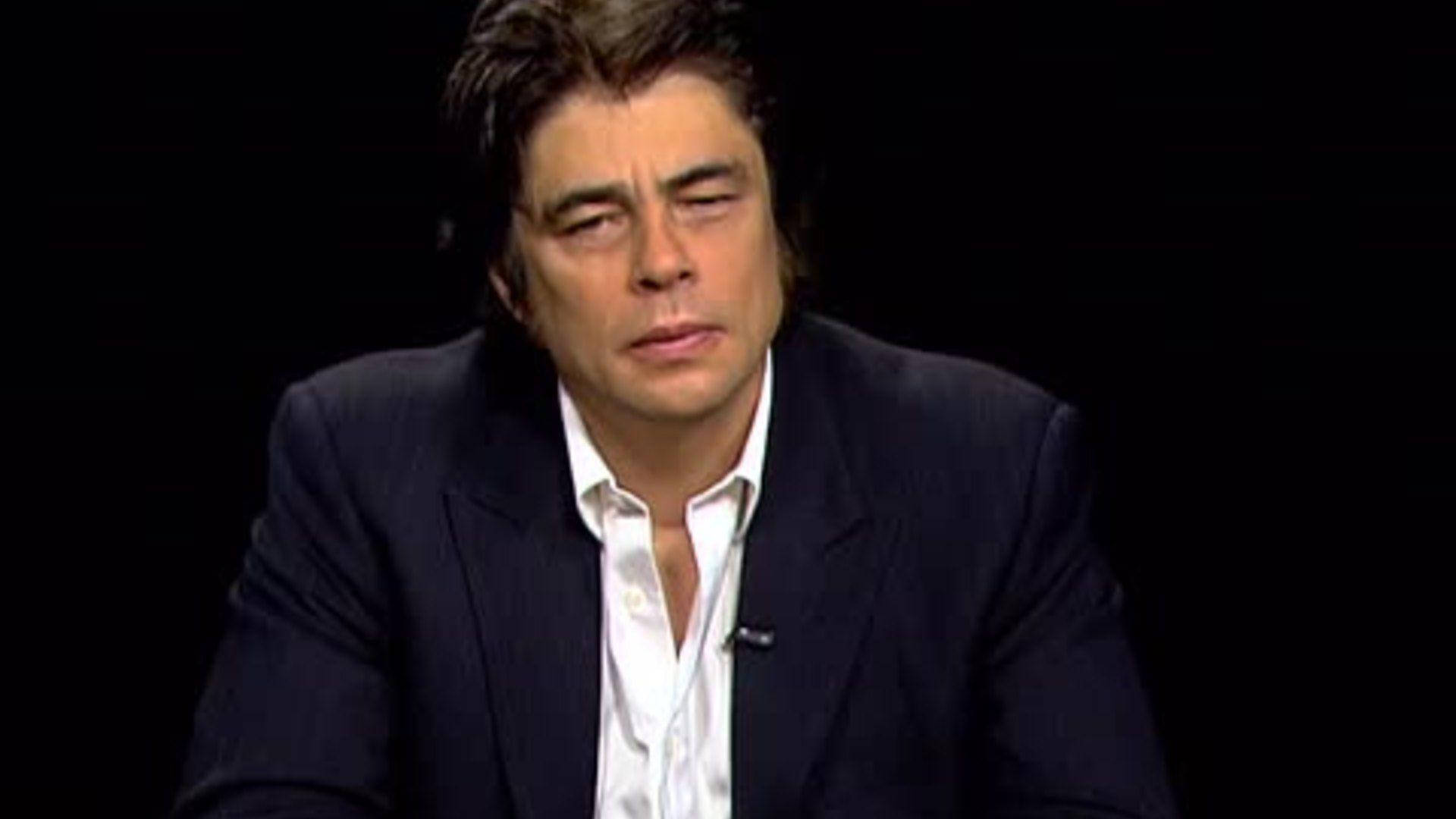 Benicio Del Toro 2009 Interview With Charlie Rose Background