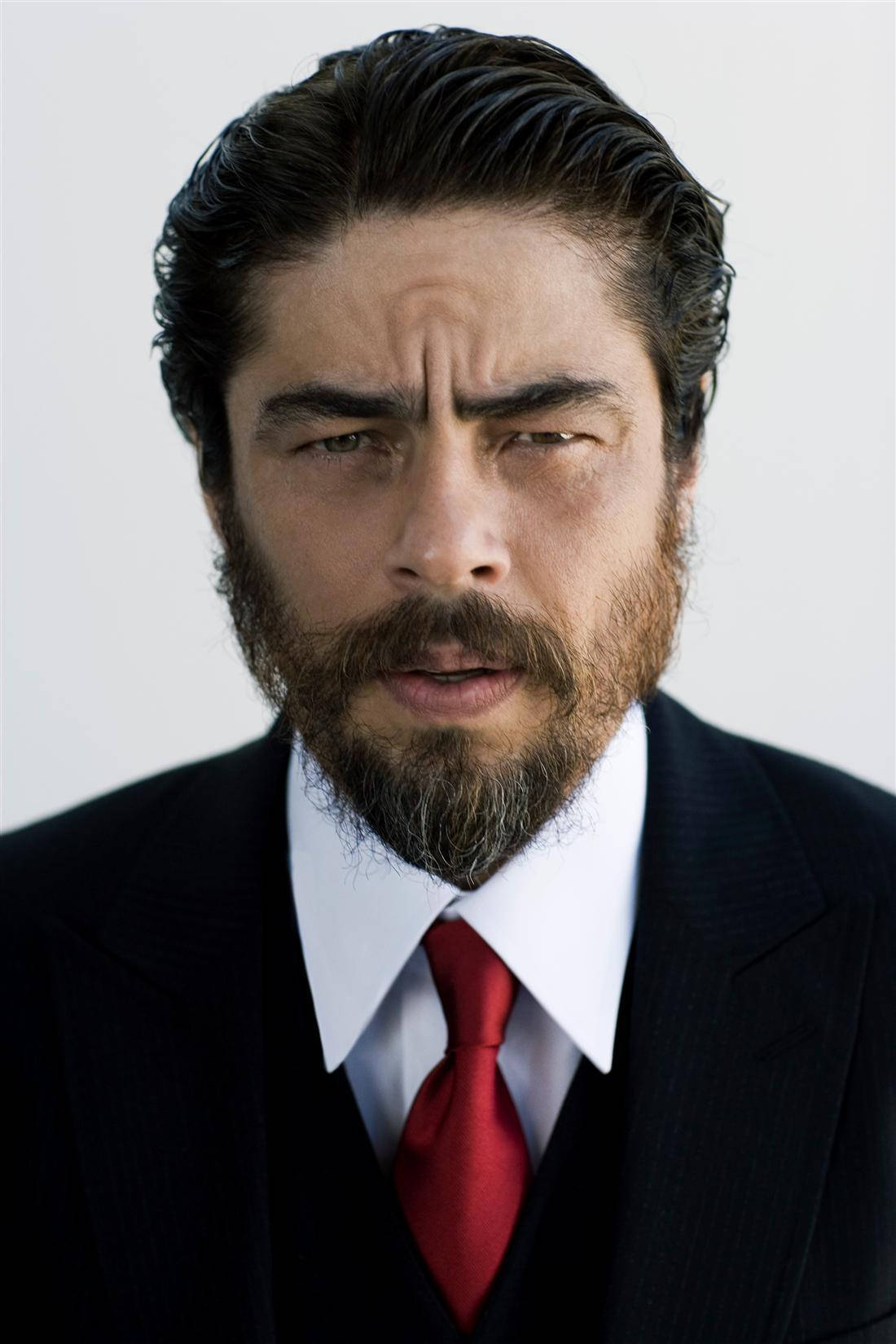 Benicio Del Toro 2012 Close Up Portrait Background