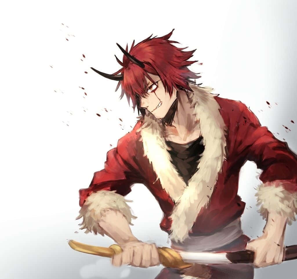 Benimaru – Fierce Samurai Warrior Background