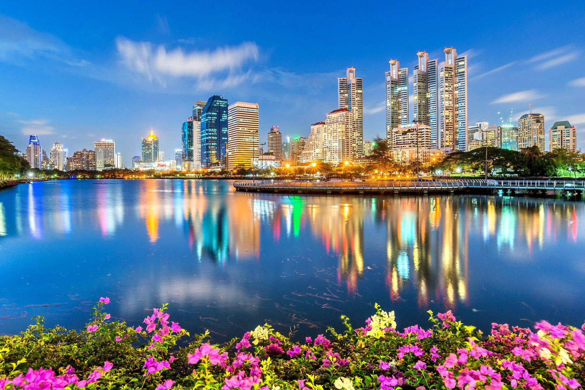 Benjakitti Park Thailand Background