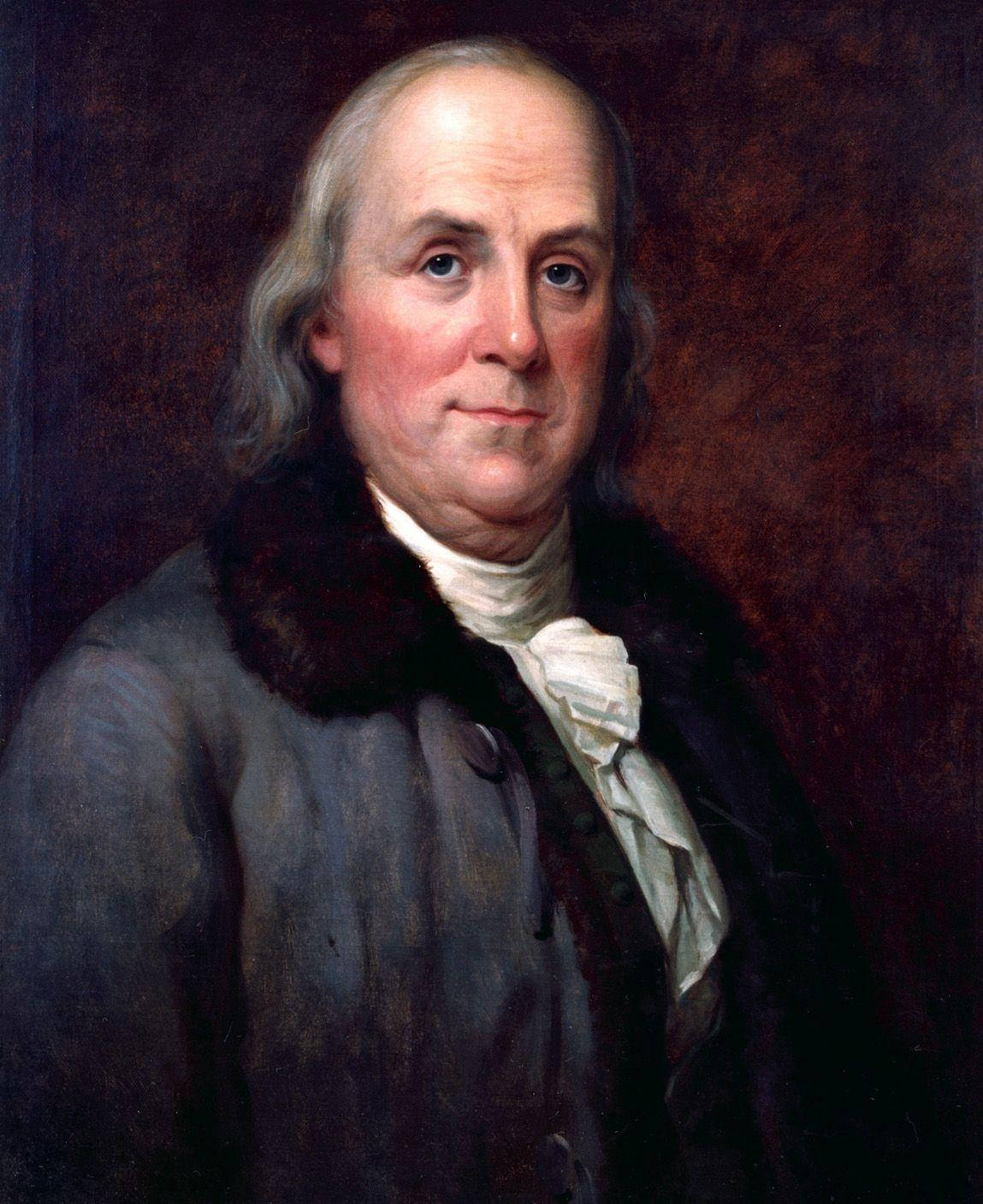 Benjamin Franklin - A Moment Of Contemplation Background