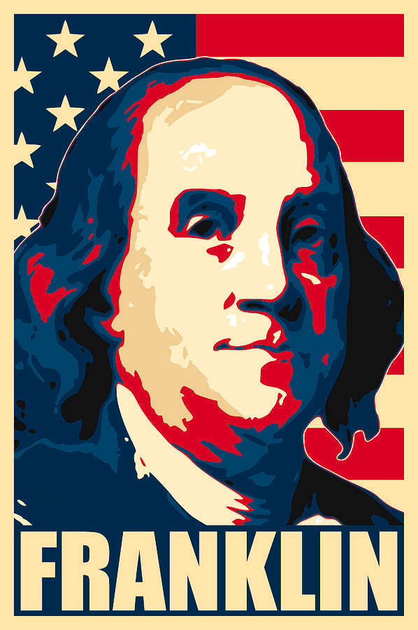 Benjamin Franklin Vector Art Background