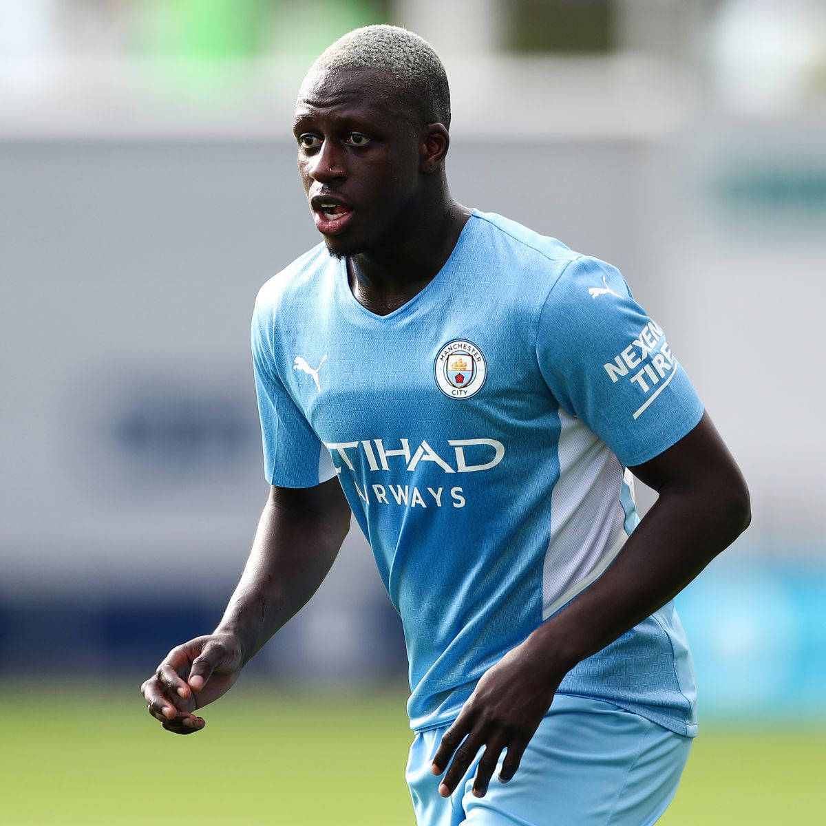 Benjamin Mendy Side View Photograph Background
