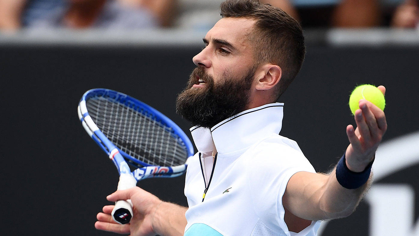 Benoit Paire Arms Wide Open Background