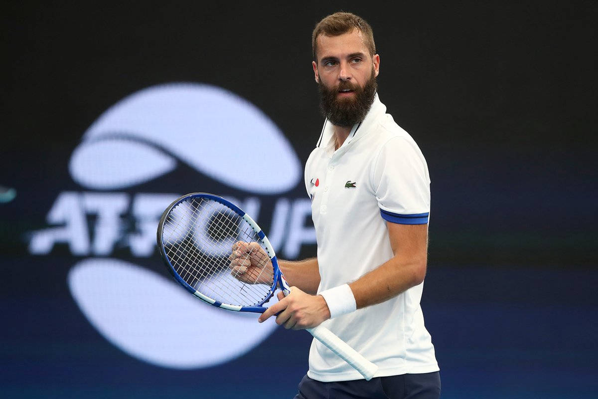 Benoit Paire Atp Cup Background