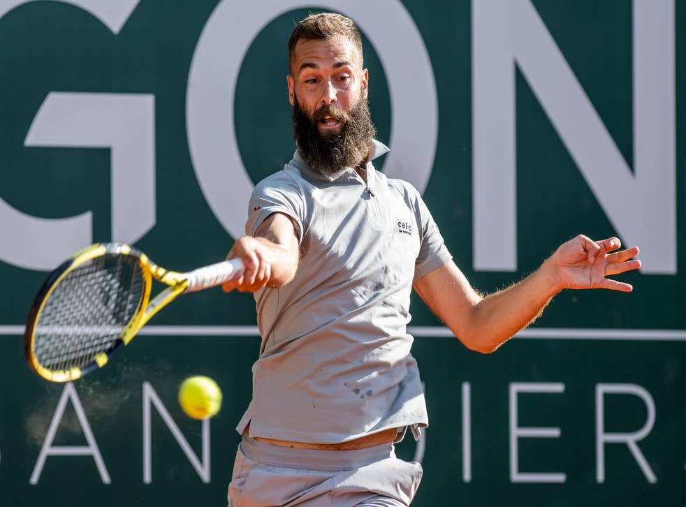 Benoit Paire Playing Tennis