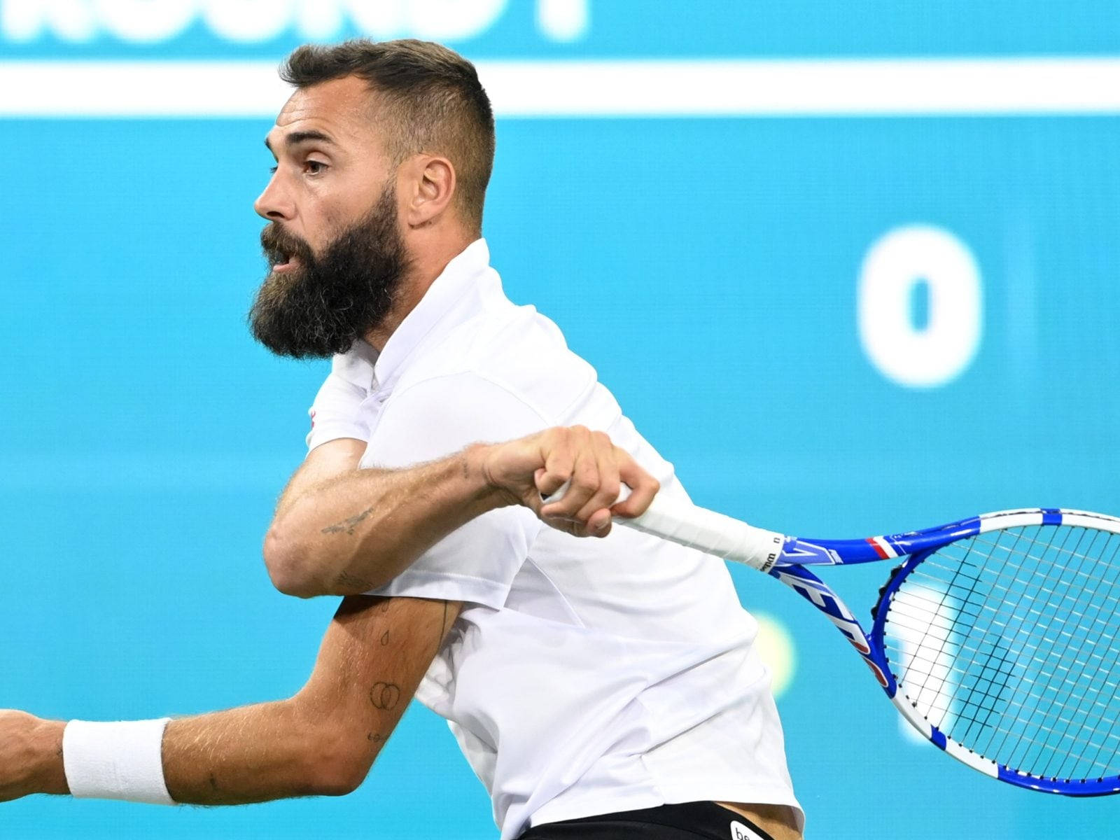 Benoit Paire Tennis Swing Background