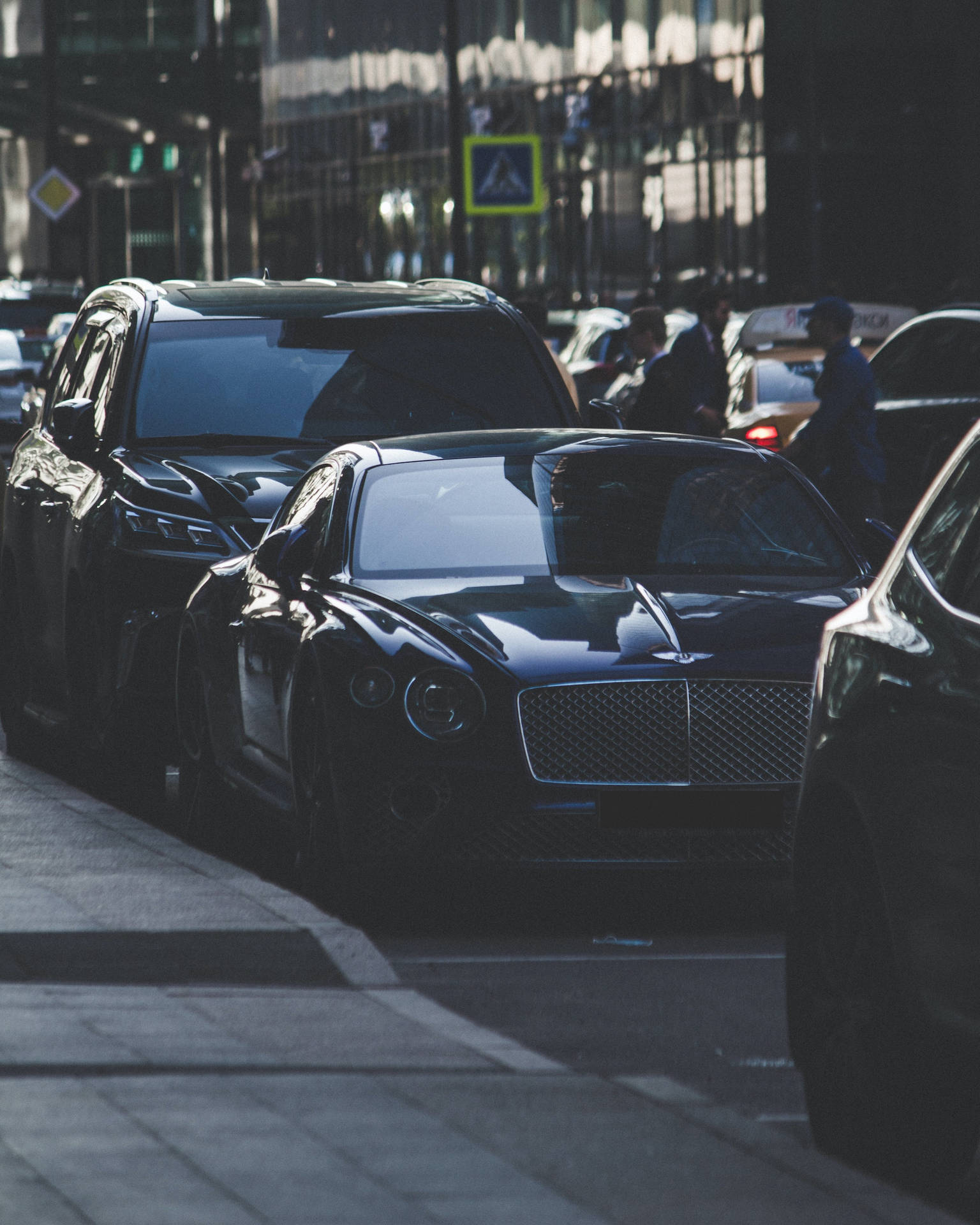 Bentley Cars Street Side Background