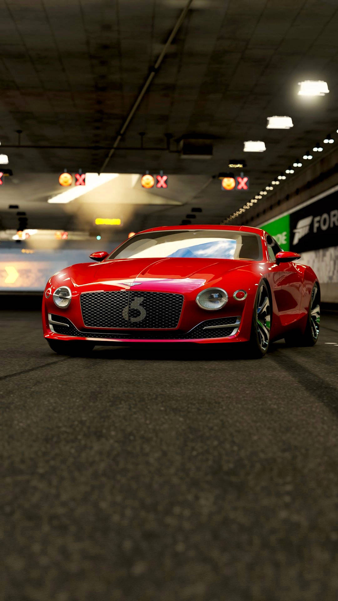 Bentley, Sports Car, Supercar, Red, Art Background