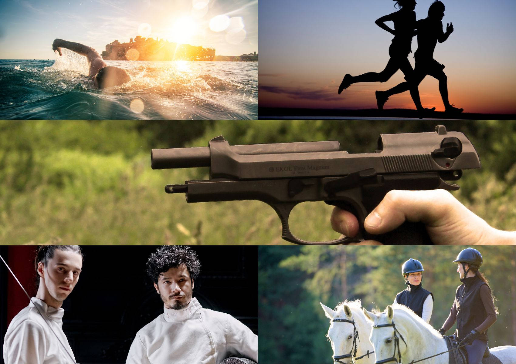 Beretta Gun Aesthetic Modern Pentathlon Background