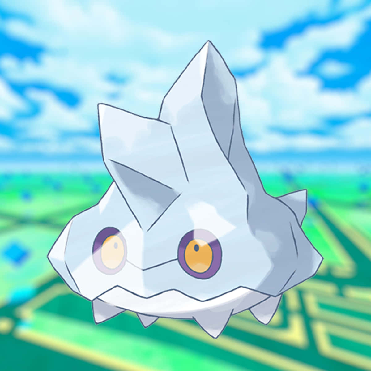 Bergmite And Map Background