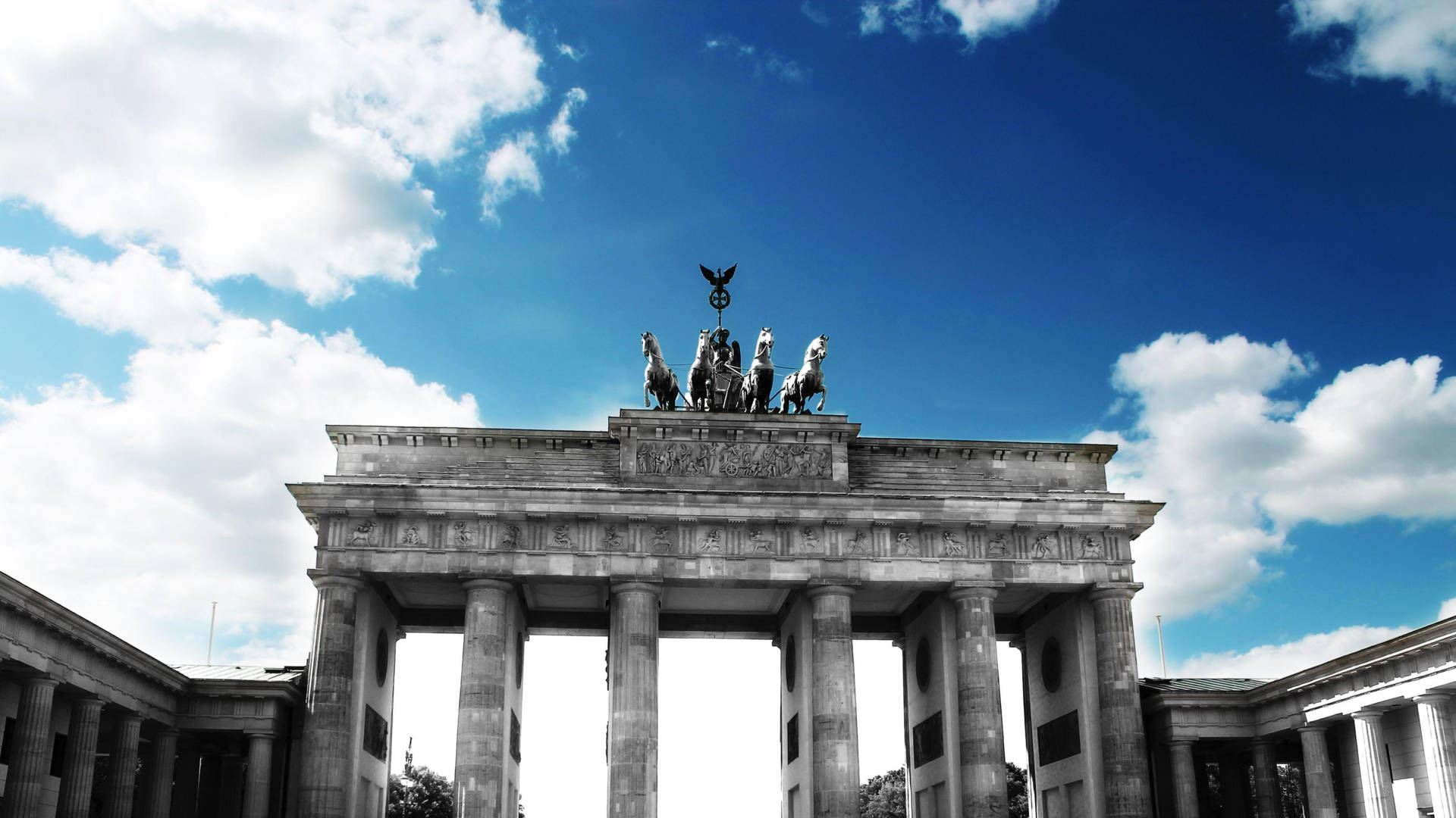 Berlin Brandenburg Victory Gate Background