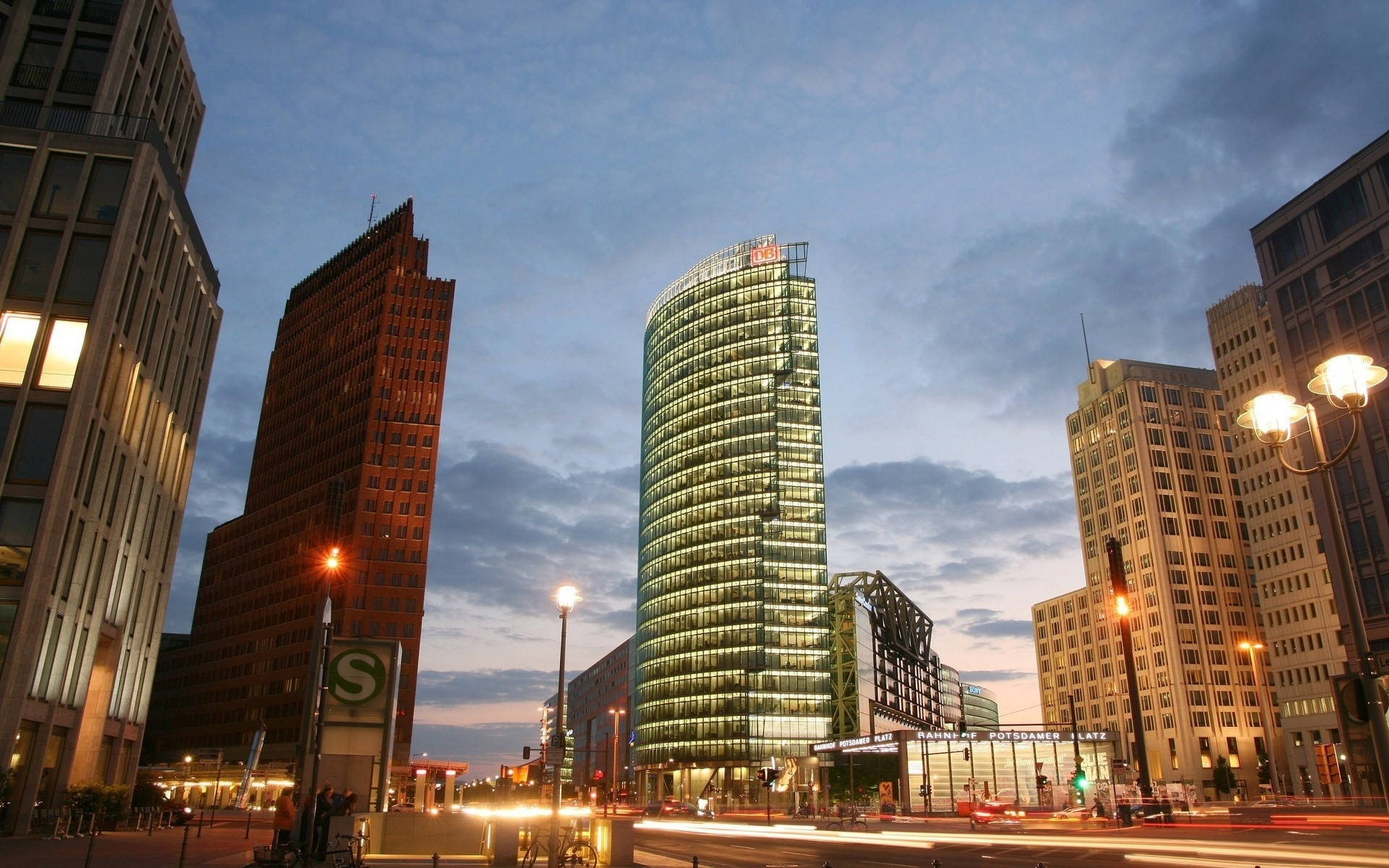 Berlin Potsdamer Platz Buildings Background