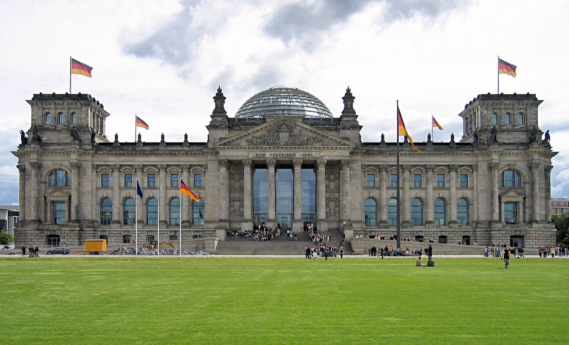 Berlin Reichstag Historical Building Background