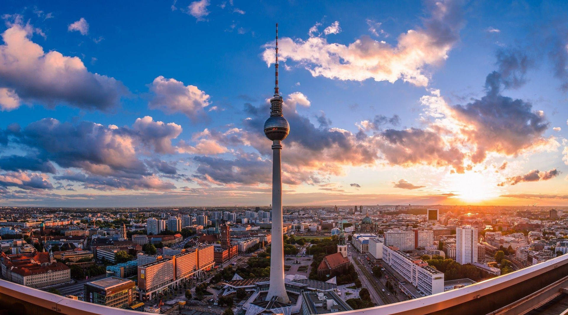 Berlin Television Tower View