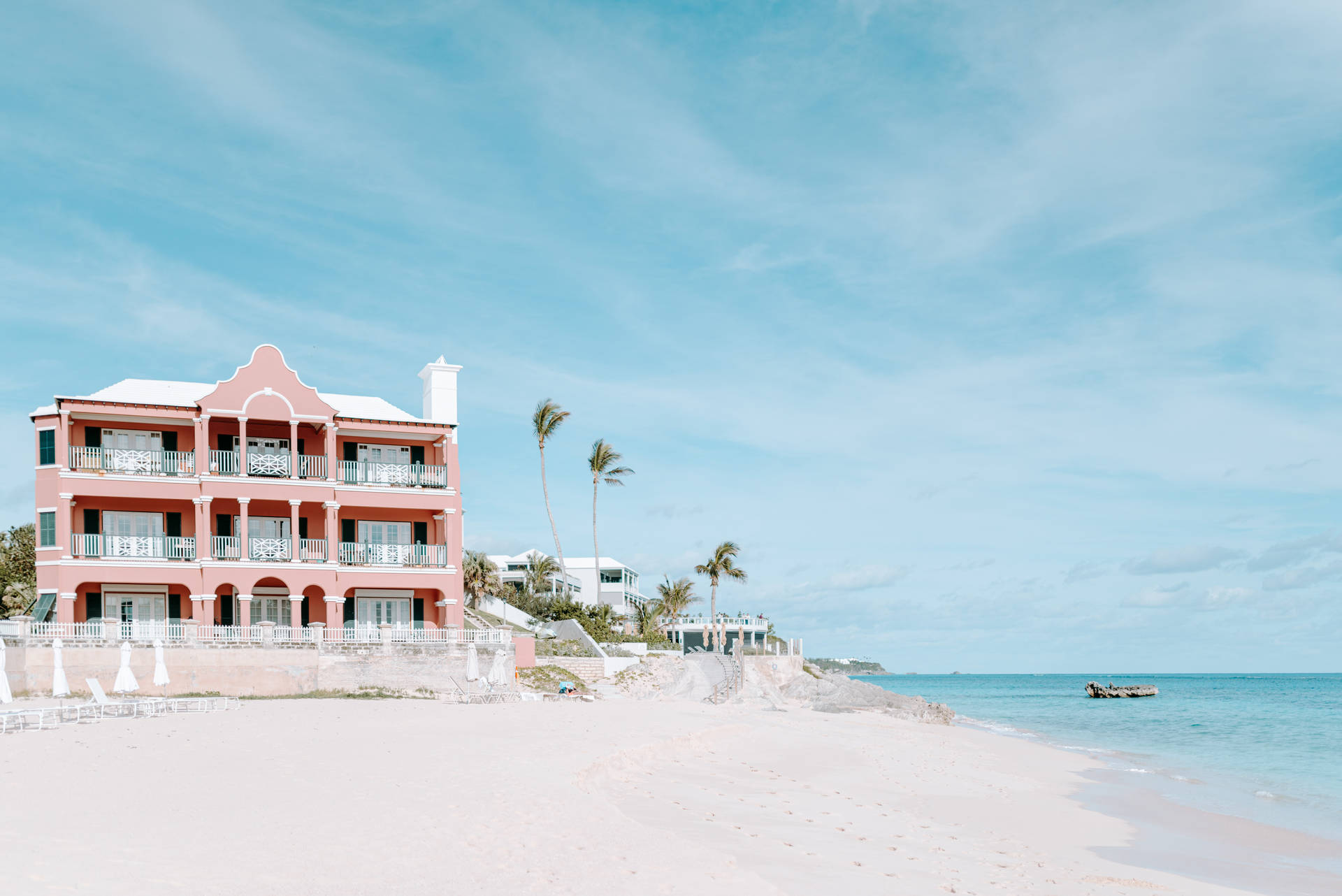 Bermuda Beach House Background