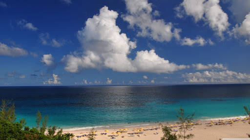 Bermuda Blue Beach Background