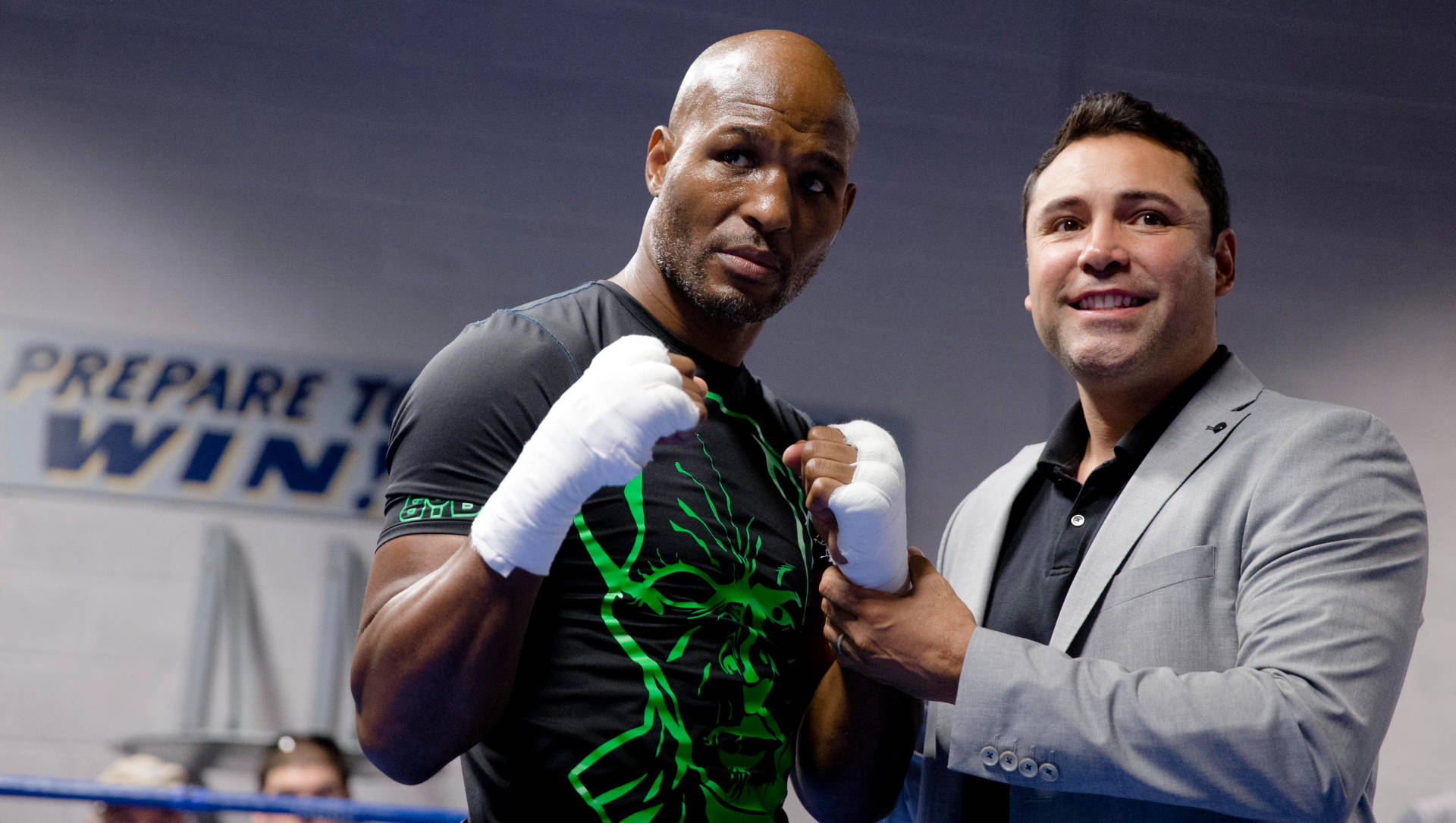 Bernard Hopkins And Oscar De La Hoya