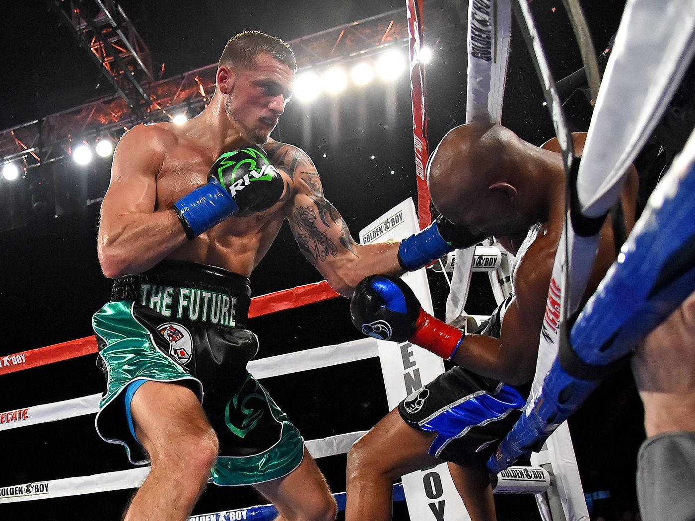 Bernard Hopkins Thrown Out Of The Ring Background