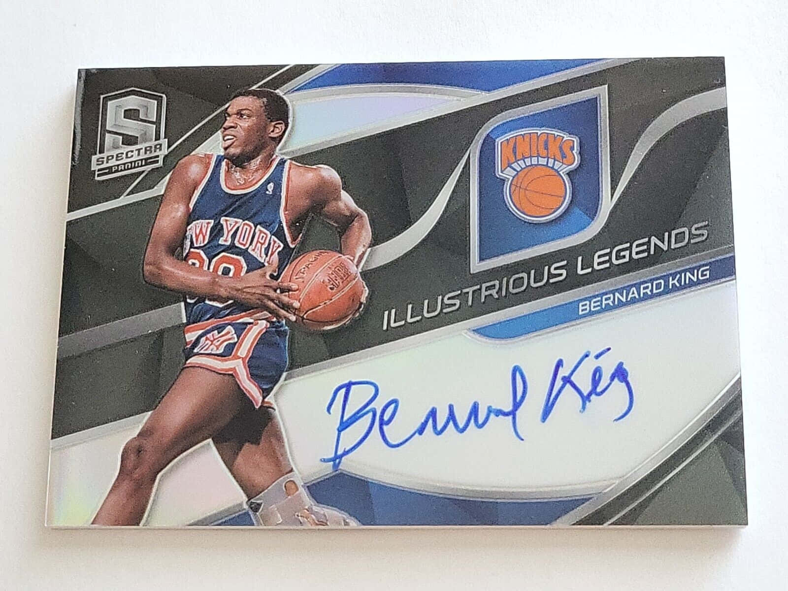 Bernard King Panini Spectra Basketball Trading Card Background