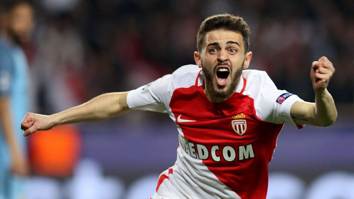 Bernardo Silva Cheering And Running Background