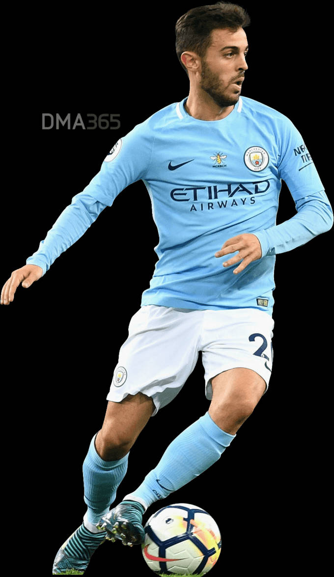 Bernardo Silva In Action Background