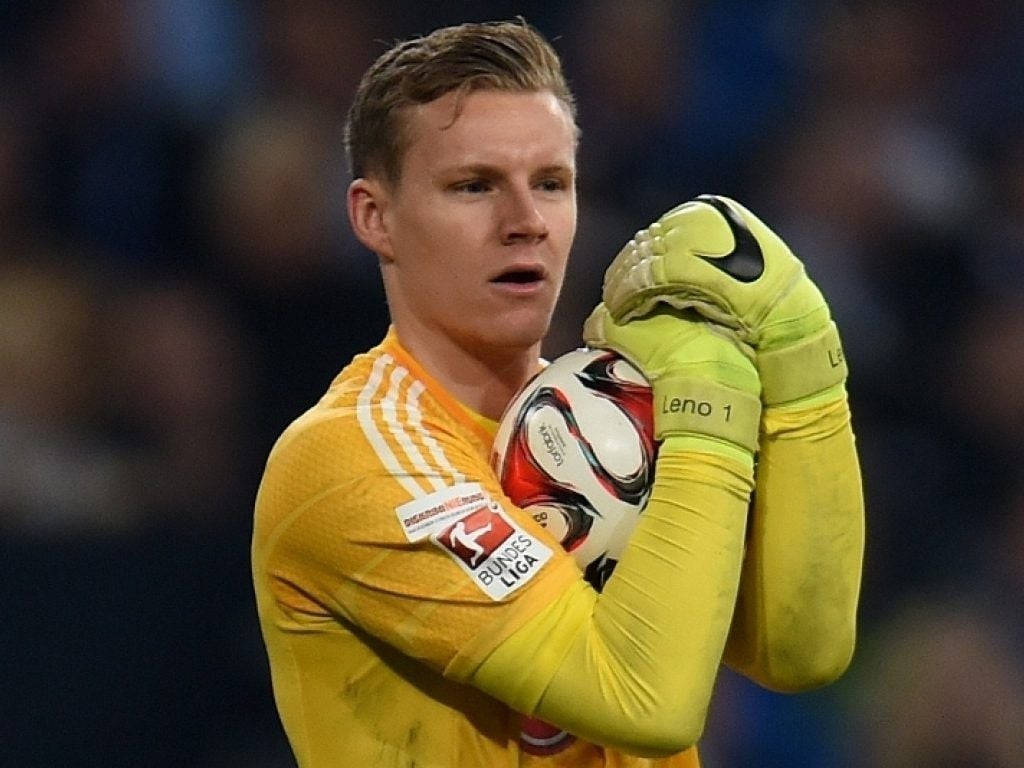 Bernd Leno Hugging The Ball Background