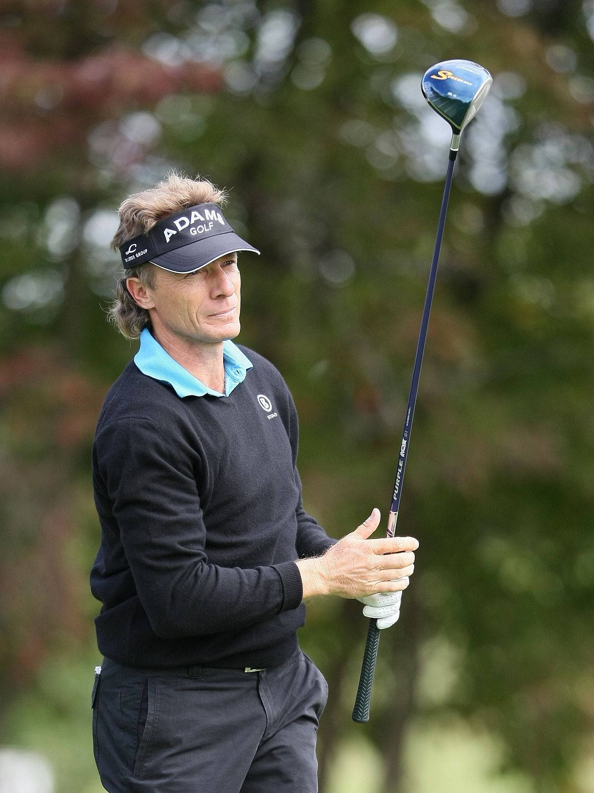 Bernhard Langer All-black Background