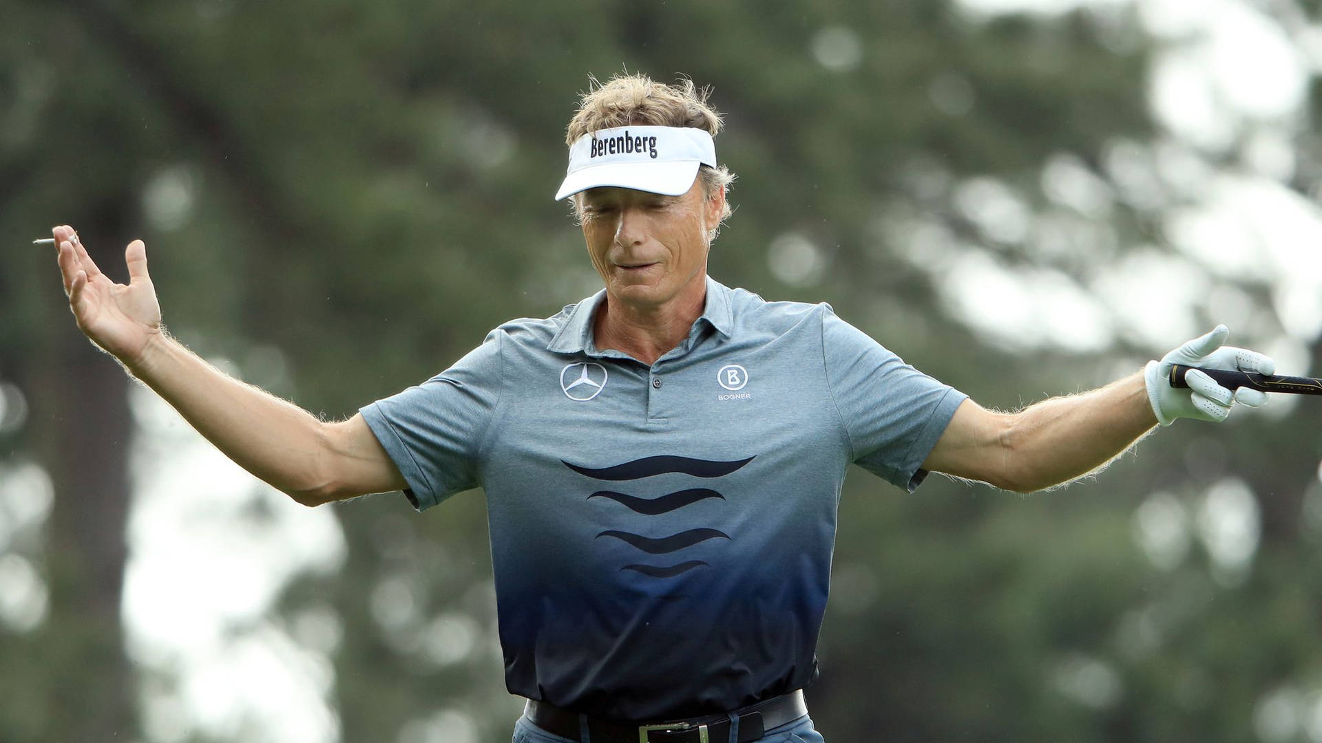 Bernhard Langer Arms Wide Open