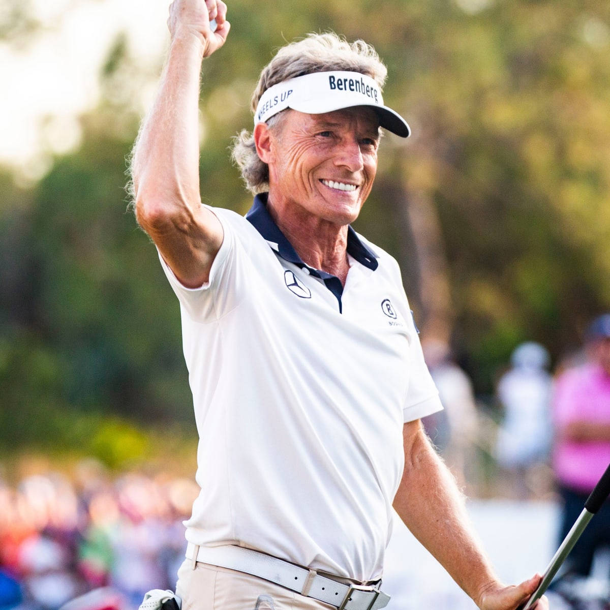 Bernhard Langer Elated Background