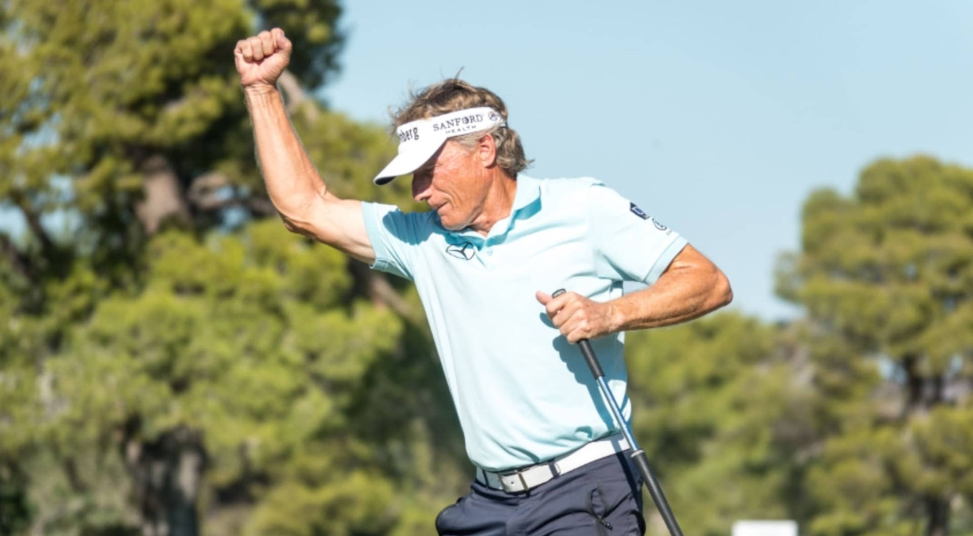 Bernhard Langer Fist Pump Background