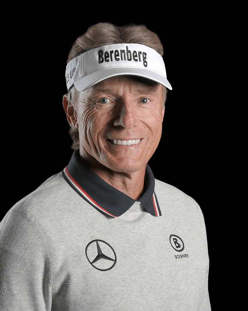 Bernhard Langer On White Background Background