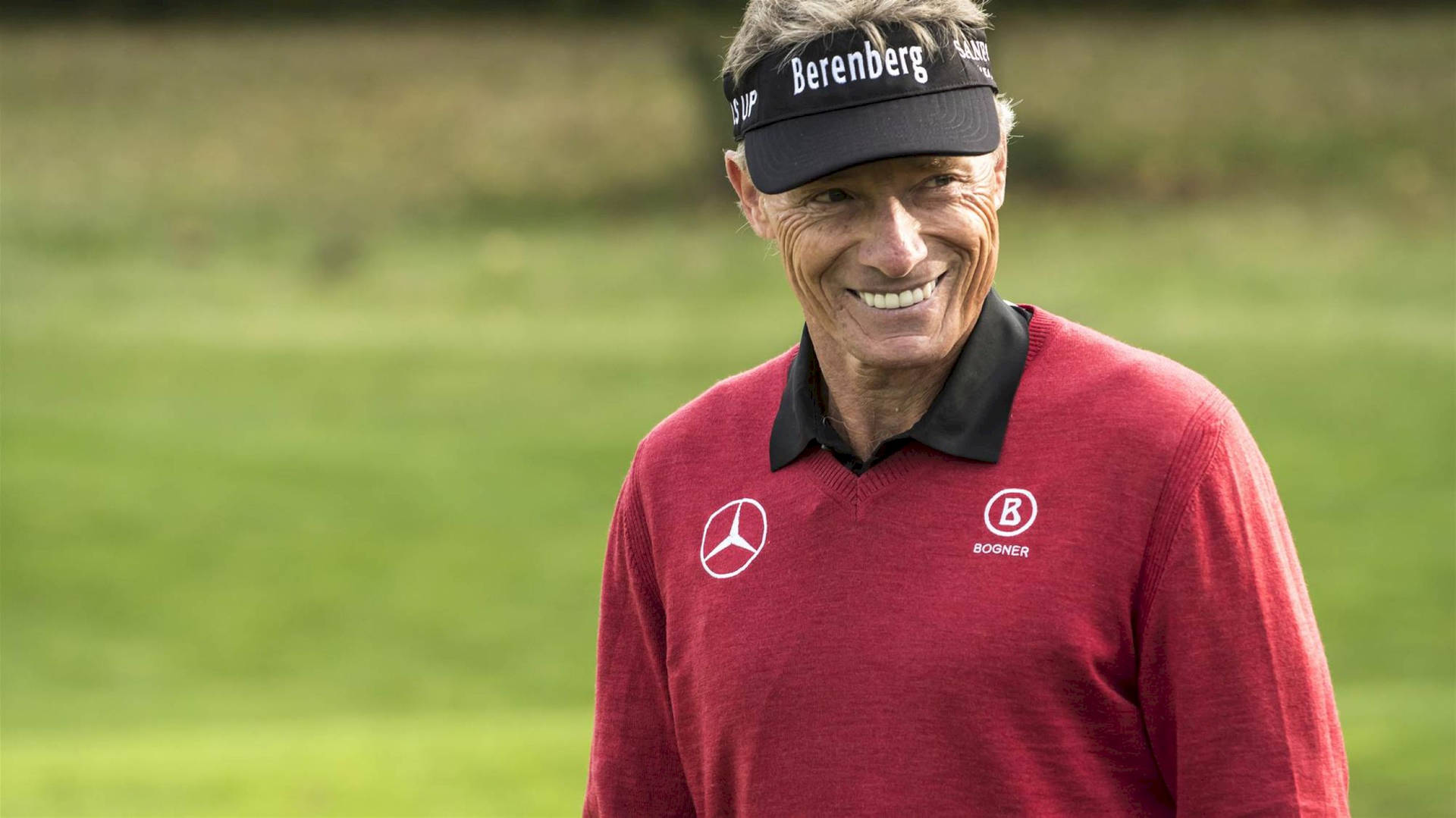 Bernhard Langer Smiling Background