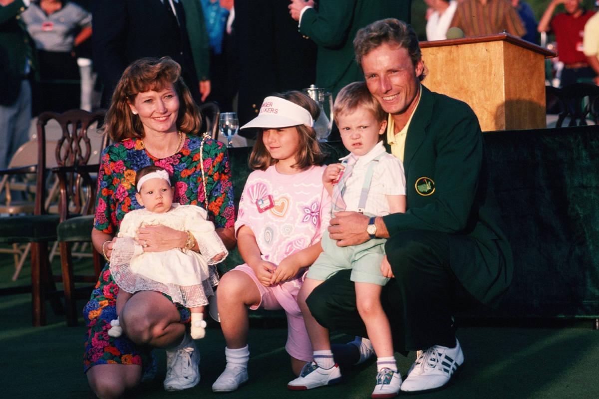 Bernhard Langer With Wife And Kids Background