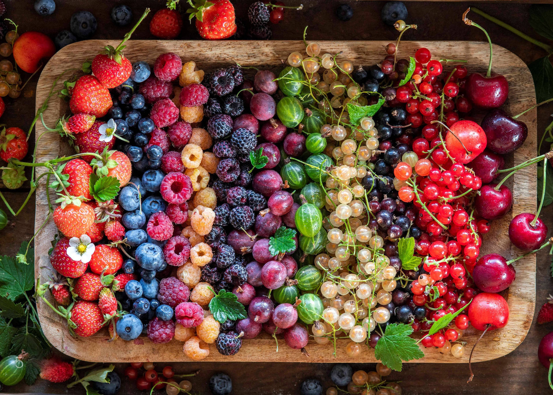 Berry Fruit Plate Raspberries