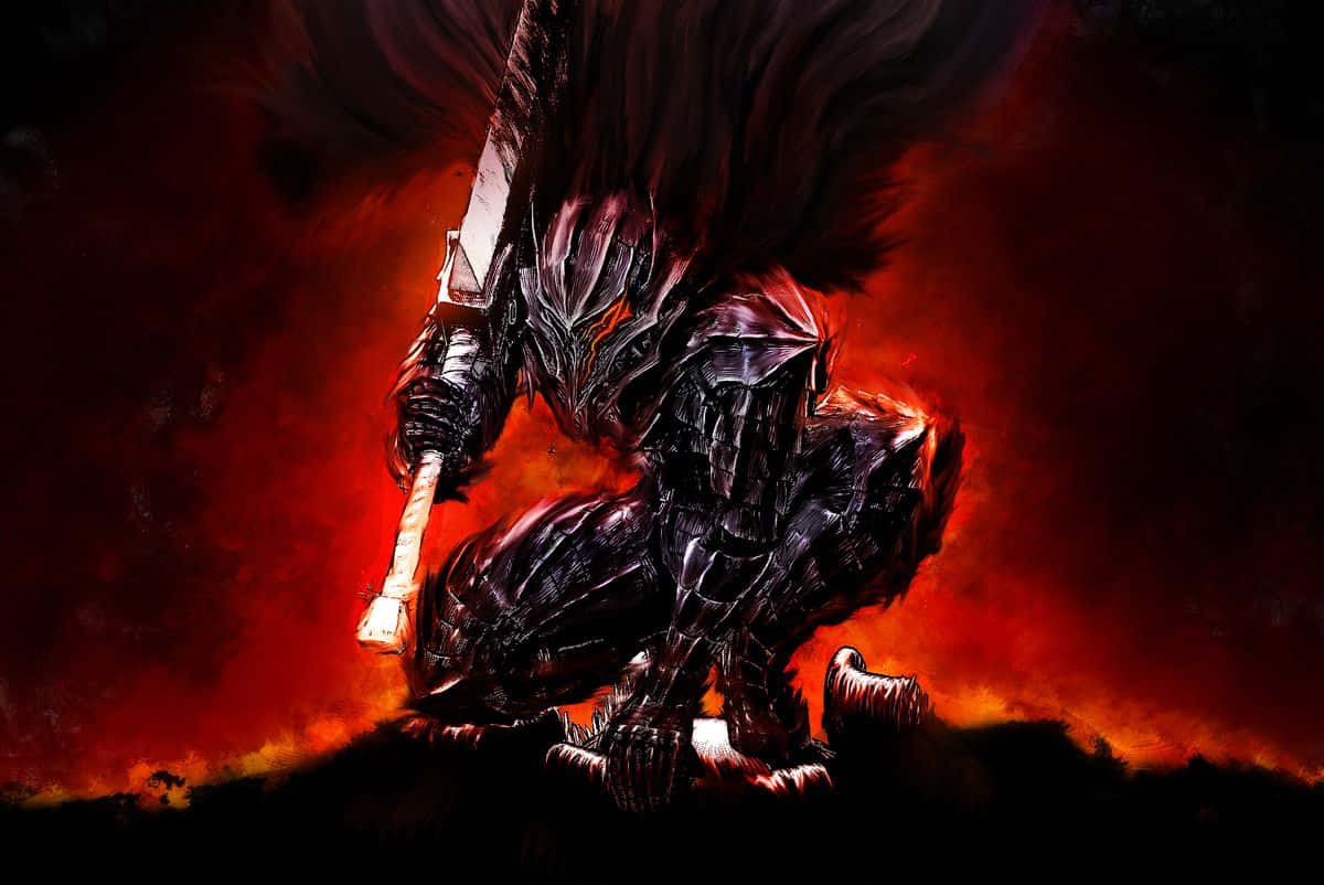 Berserk Armor Guts Sword Anime Background