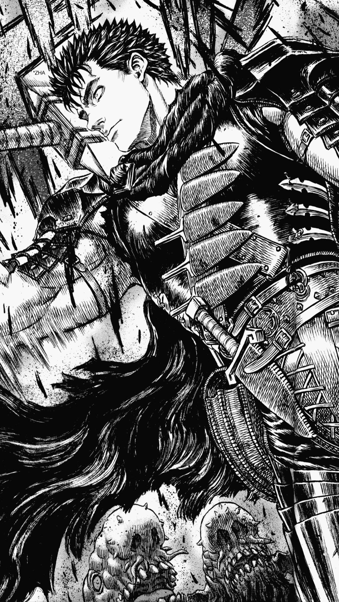 Berserk Guts Armor Details Background