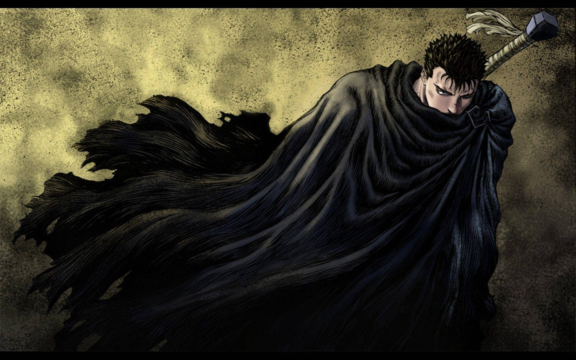 Berserk Guts Covering Himself