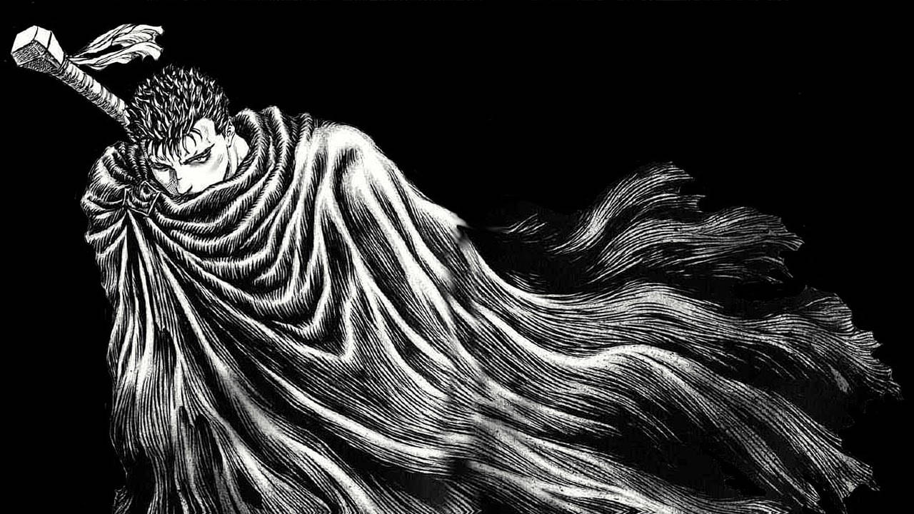 Berserk Guts Iconic Manga Panel Background