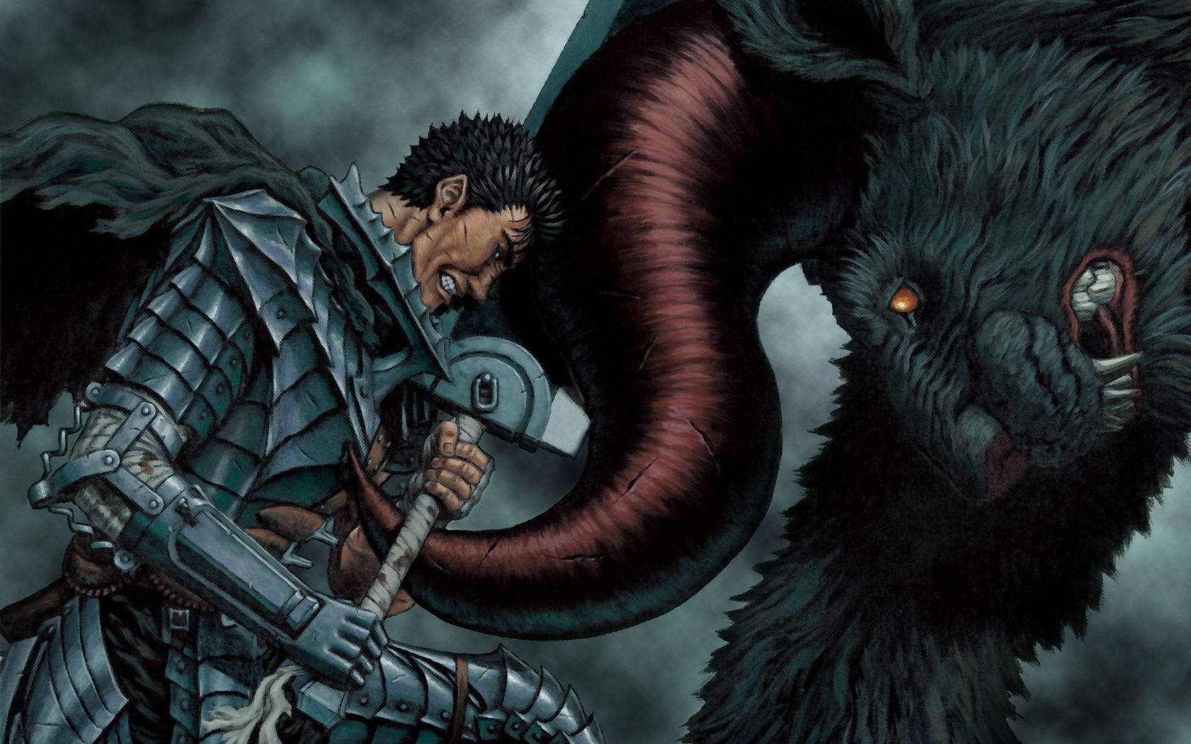 Berserk Guts Vs Nosferatu Zodd Background