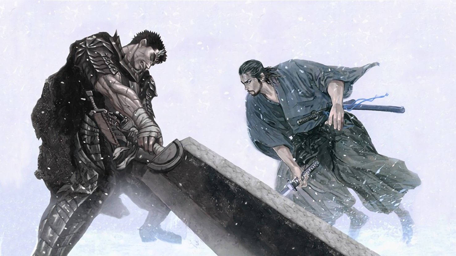 Berserk Meets Vagabond Background