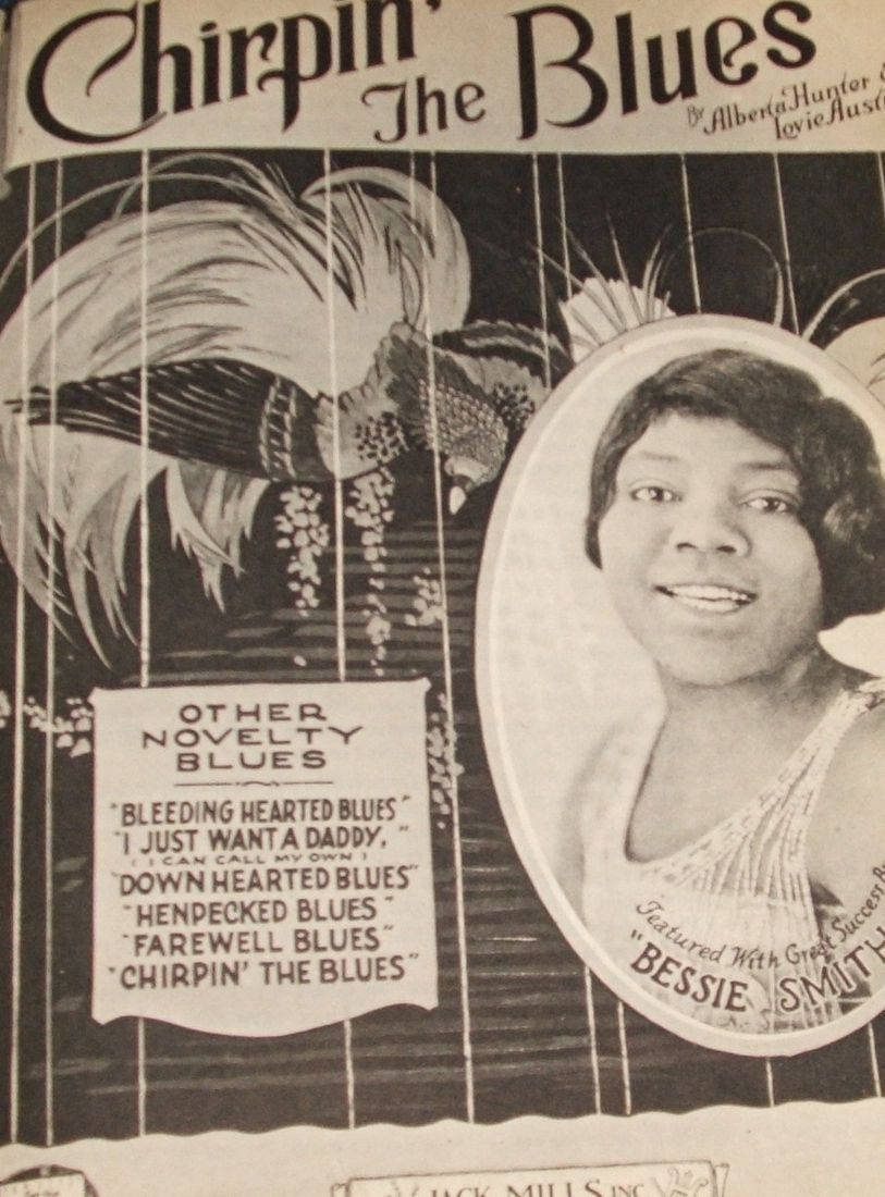 Bessie Smith Chirpin' The Blues Poster Background