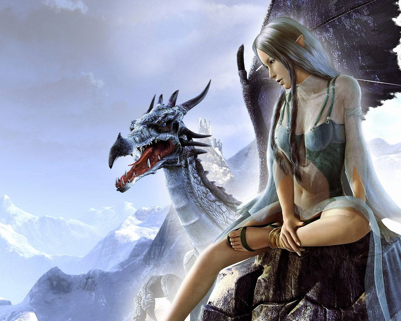 Best 3d Gaming Dragon Fantasy Background